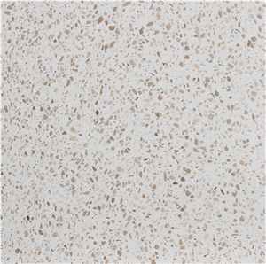 Cream Terrazzo Tiles, Artificial Stone Tiles, Tt004g