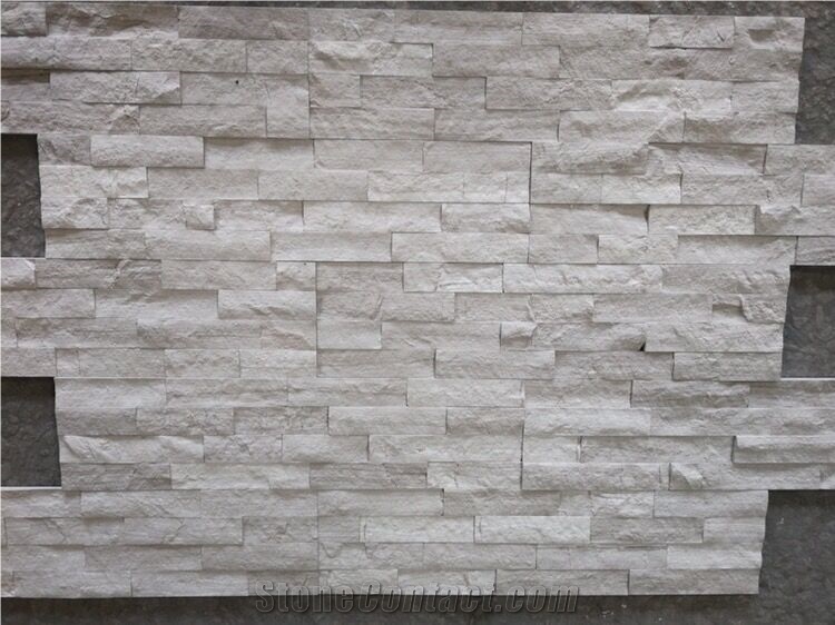 Marble Culture Stone Ledge Stone White Wall Stone Panels Feature Wall