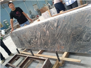 New China Juparana Pink Granite, 2cm/3cm Middle Slabs