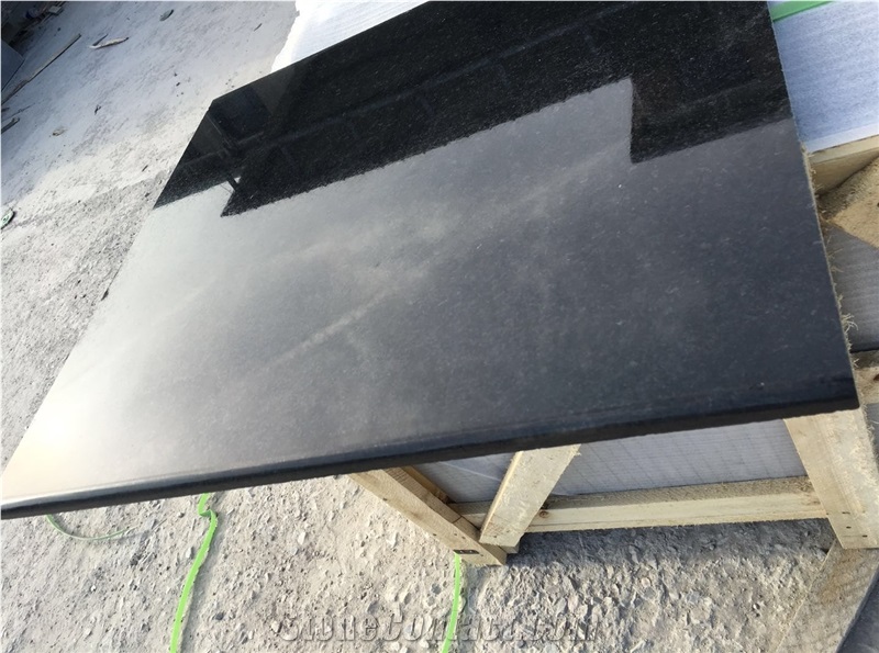 New G684 China Impala Black, Black Flower Granite Tiles & Slabs