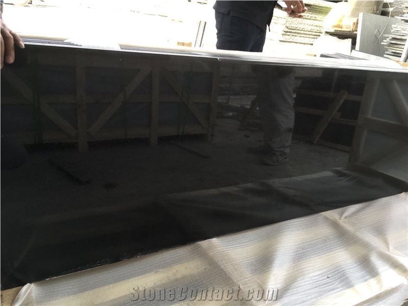New G684 China Impala Black, Black Flower Granite Tiles & Slabs