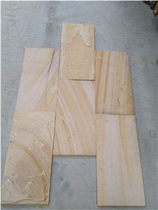 Yellow Sandstone Cultured Stone Wall Panel/Cladding Feature Wall
