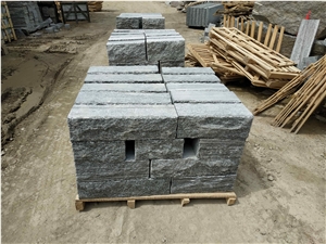 G302 Landscaping Granite Mushroomed Surface German Style Wall Blocks