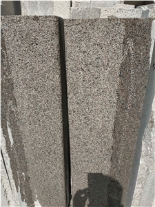 G354 Red Granite Norway Bushahmmered Surface Curbstones Competitive