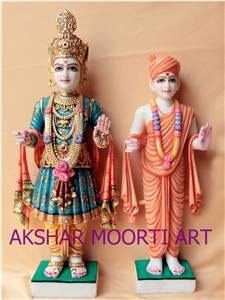 Marble Swaminarayan Statue
