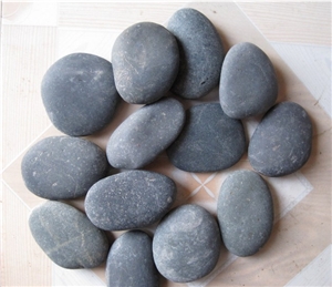 Black Round Polishing Basalt Pebble Stone for Garden Landscaping