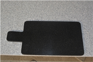 Elipse Round Black Granite Cutting Board