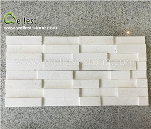 3d White/Beige Limestone Ledge Stone for Feature Wall Decoration