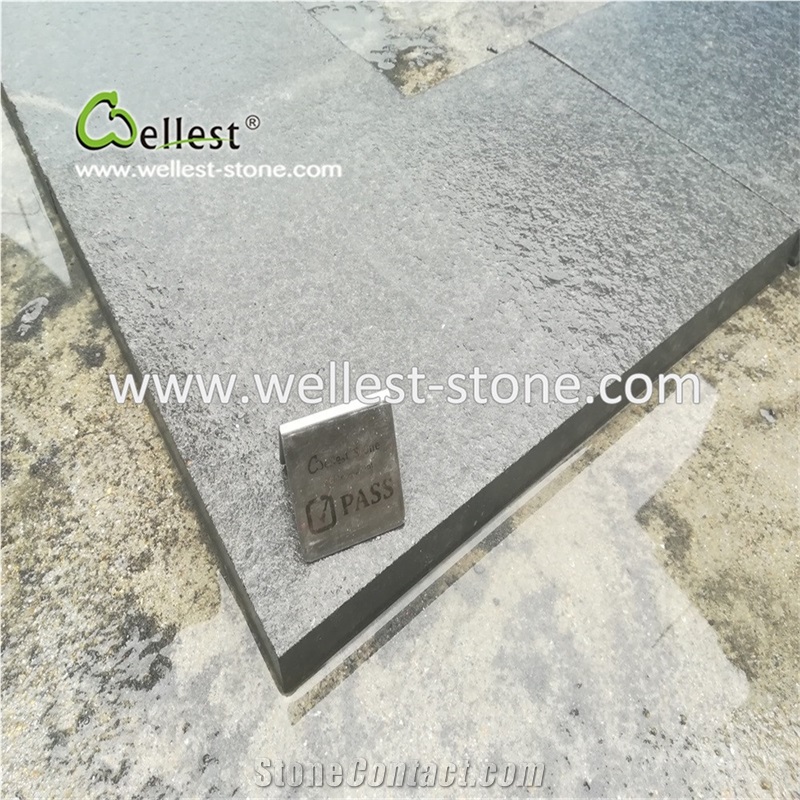 Black Granite Pool Paver Bullnose Edge Pool Coping Stone