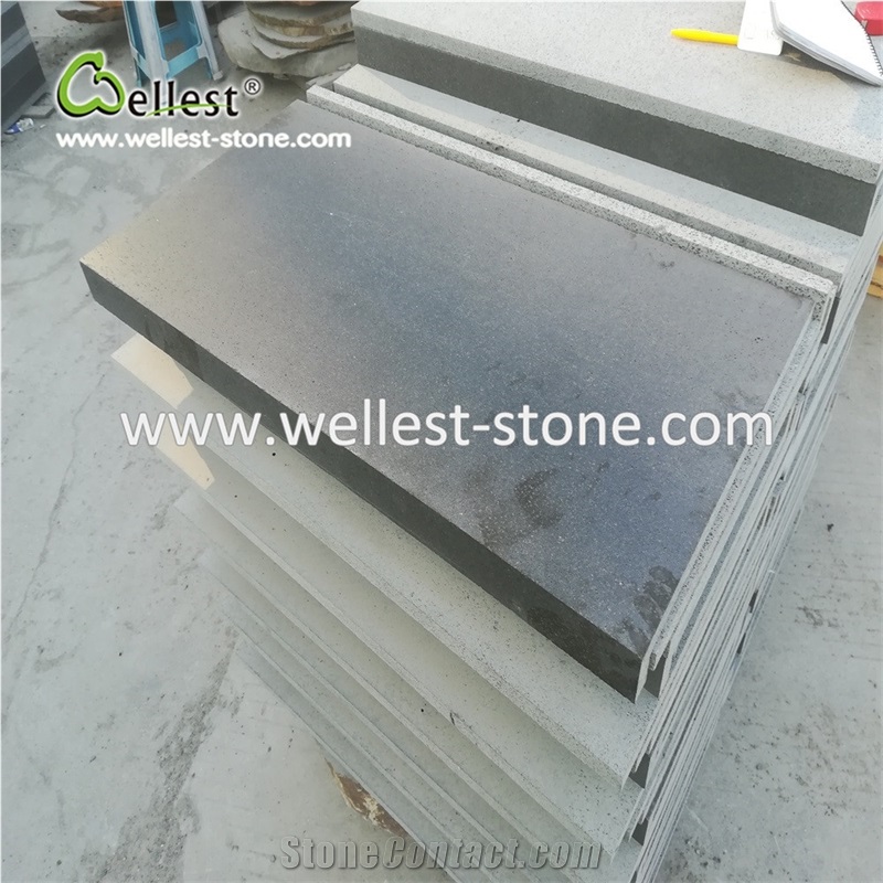 Black Granite Square Pool Coping Pool Paver for Swimming Pool