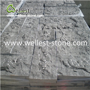 Blue Limestone Mushroom Stone for Exterior Wall Blue Stone