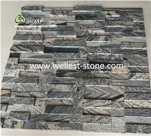 Grey Granite Culture Stone for Wall Cladding Ledgestone Stacked Stone