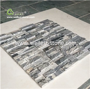 Grey Granite Culture Stone for Wall Cladding Ledgestone Stacked Stone