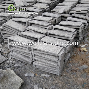 Grey Granite Mushroom Stone Retaining Wall for Wall Caldding