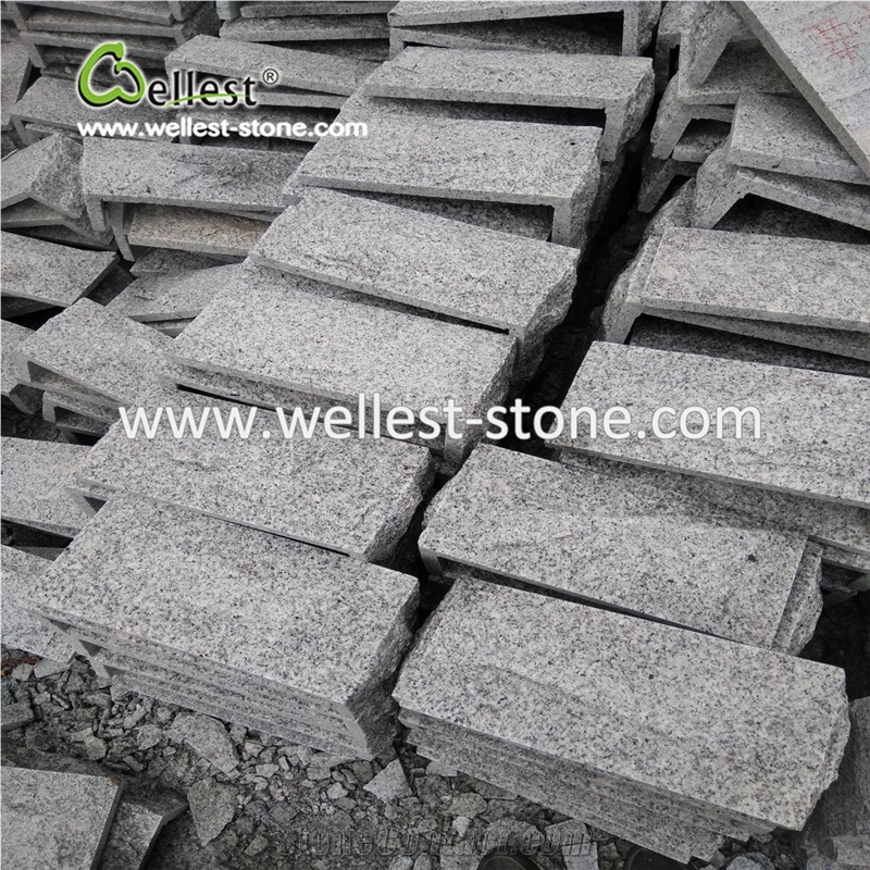 Grey Granite Mushroom Stone Retaining Wall for Wall Caldding