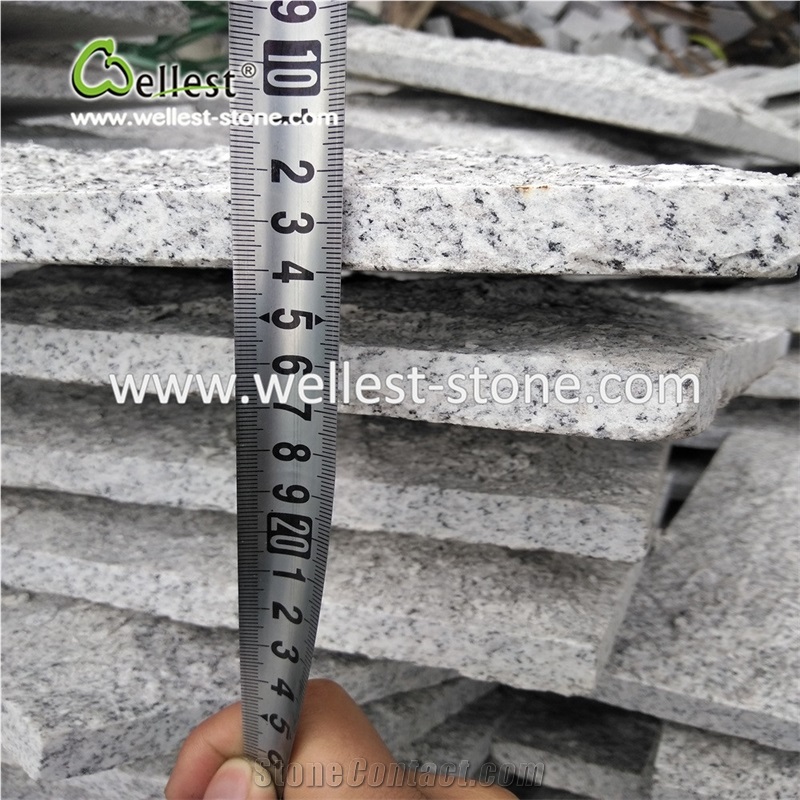 Grey Granite Mushroom Stone Retaining Wall for Wall Caldding
