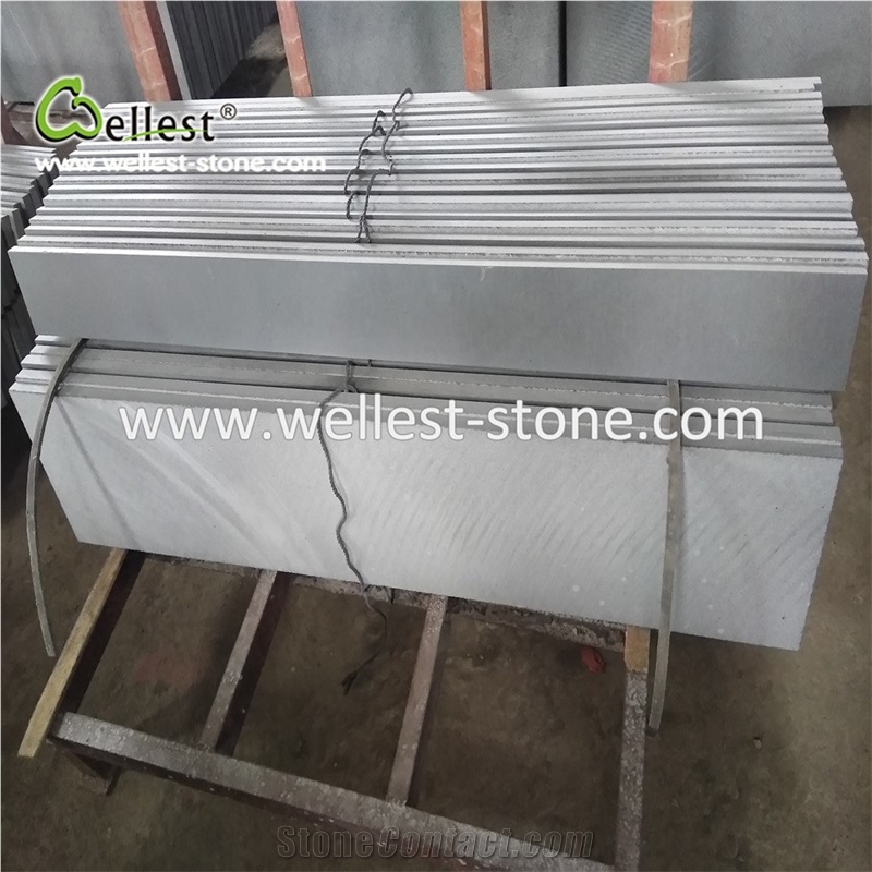 Hainan Black Basalt Steps Stair Riser for Floor Tile and Paving