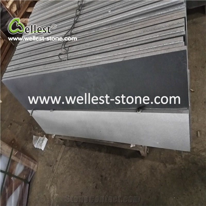 Hainan Black Basalt Steps Stair Riser for Floor Tile and Paving
