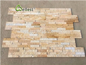 Inter Lock Edge Yellow Sandstone Ledgestone/Fieldstone/Culture Stone