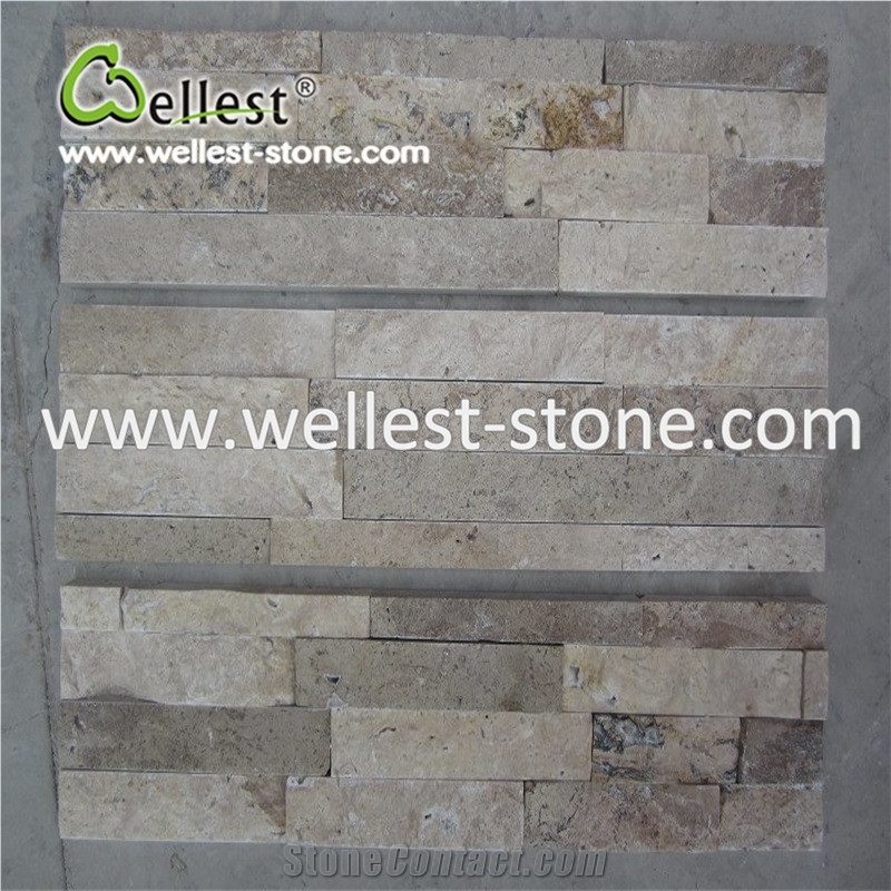 Limestone Stacked Stone Ledge Stone for Wall Cladding Wall Decor