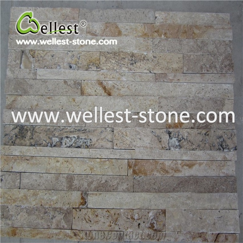 Limestone Stacked Stone Ledge Stone for Wall Cladding Wall Decor