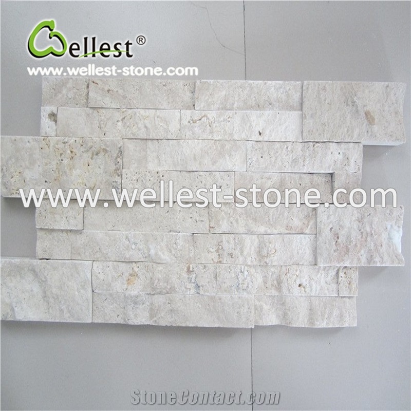 Limestone Stacked Stone Ledge Stone for Wall Cladding Wall Decor