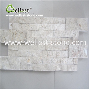 Limestone Stacked Stone Ledge Stone for Wall Cladding Wall Decor