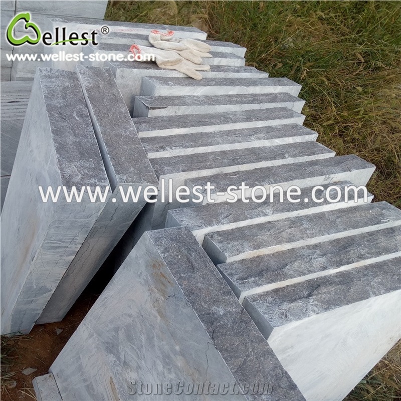 Rough Limestone Tile Blue Stone Flooring Tile with Sides Natural Split