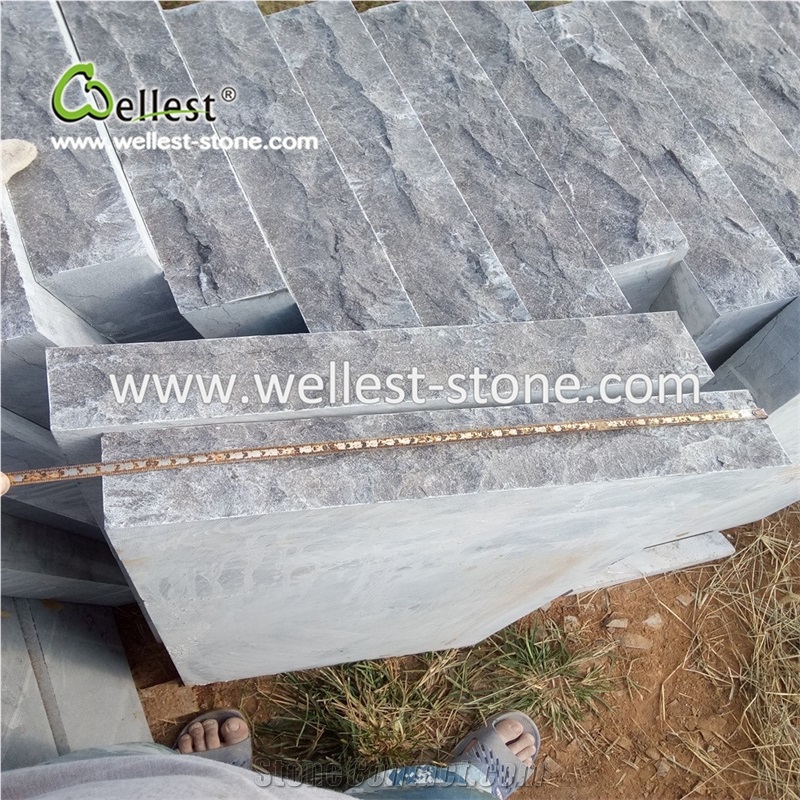 Rough Limestone Tile Blue Stone Flooring Tile with Sides Natural Split