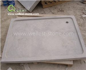 Various Of High-End Limestone Shower Base for Villa Resort Bathroom