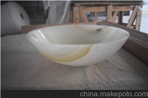 Exclusive Marble Onyx Stone Top Sink Vessel Basin Bowl Bathroom Vanity