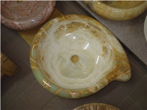 Exclusive Marble Onyx Stone Top Sink Vessel Basin Bowl Bathroom Vanity