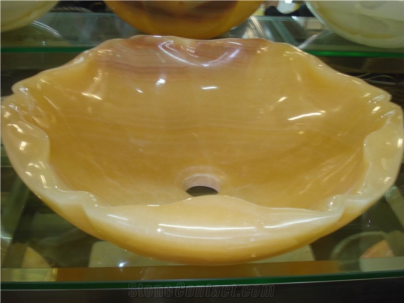 Exclusive Marble Onyx Stone Top Sink Vessel Basin Bowl Bathroom Vanity