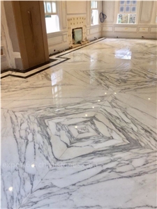 Italy White Marble Australia Big Size Bookmatch Interior Floor Tiles