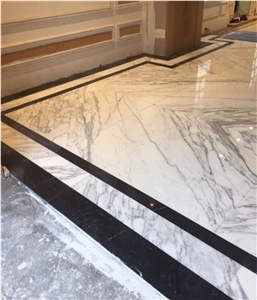 Italy White Marble Australia Big Size Bookmatch Interior Floor Tiles