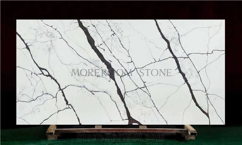 Calacatta White Quartz for Kitchen Countertops