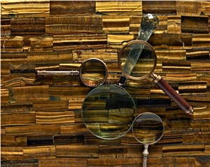 Moreroom Stone Semi Precious Stone Panel Tiger Eye Slab