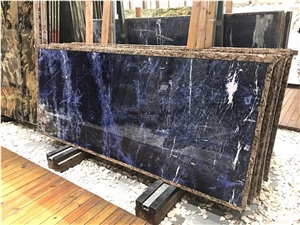 Semi Precious Blue Azul Bahia Bar Top