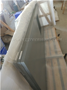 Chinese Grey Customized Quartz Countertop, Winggreen Manufacturer