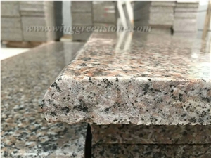 Polished G361 Granite Stairs&Steps, Wulian Flower, Winggreen Stone