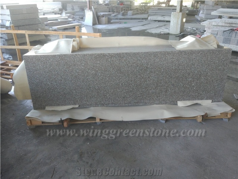 Polished New G664 Granite Countertop, Red Granite, Winggreen Stone