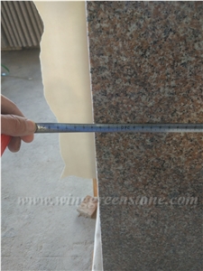 Polished New G664 Granite Countertop, Red Granite, Winggreen Stone