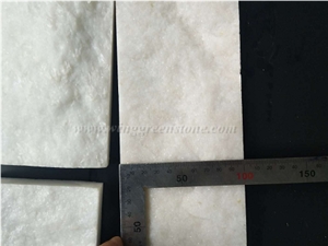 Quartzite Mushroomed Cladding Stone, Chinese Light Grey Quartzite Mushroom