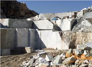 China Aurora Perola Green & White Lilac Emerland Marble Blocks