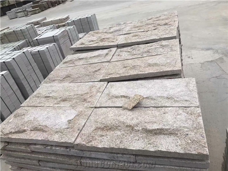 Chinese Golden Rusty Granite Mushroom Stone G682 Mushroom Stone