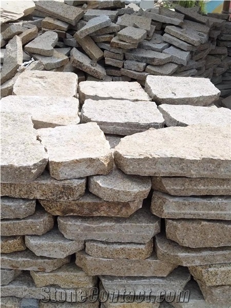 Golden Rusty Crazy Pavers,G682 Natural Split Paving Stone