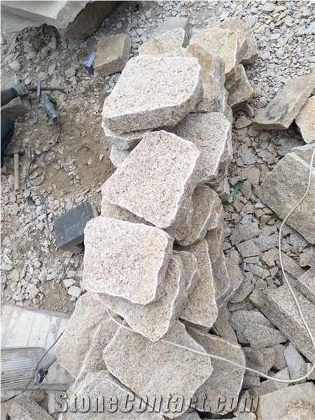 Golden Rusty Crazy Pavers,G682 Natural Split Paving Stone