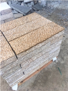 Golden Rusty Granite Pineapple G682 Curbstone