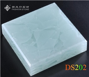 Laminated Jade Glass Slabs, Interior & Exterior,Etc.