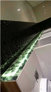 Laminated Jade Glass Slabs
